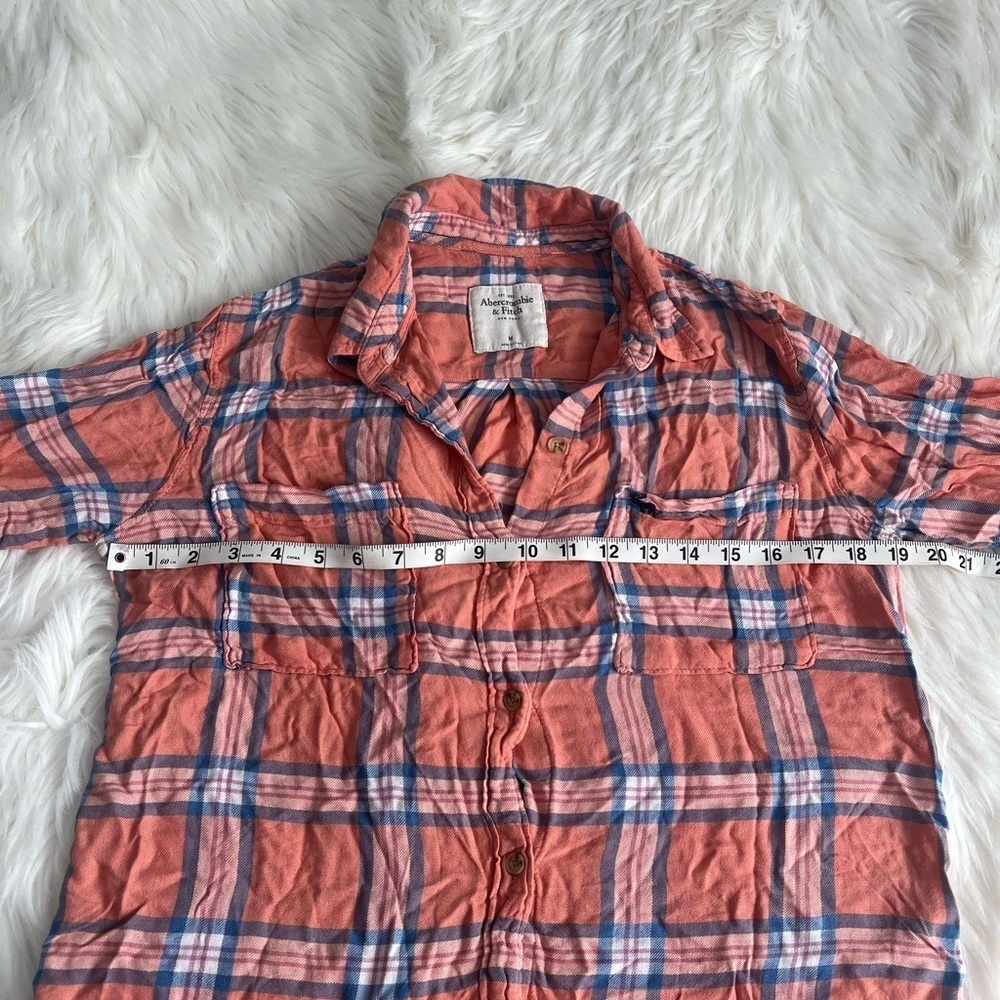 Abercrombie and Fitch Plaid Button Up - Picture 2 of 5
